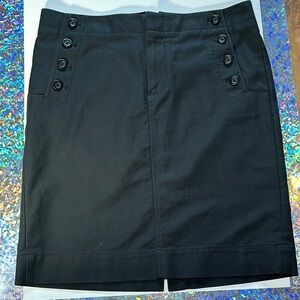 GAP Black Pencil Mini Skirt Work Essential